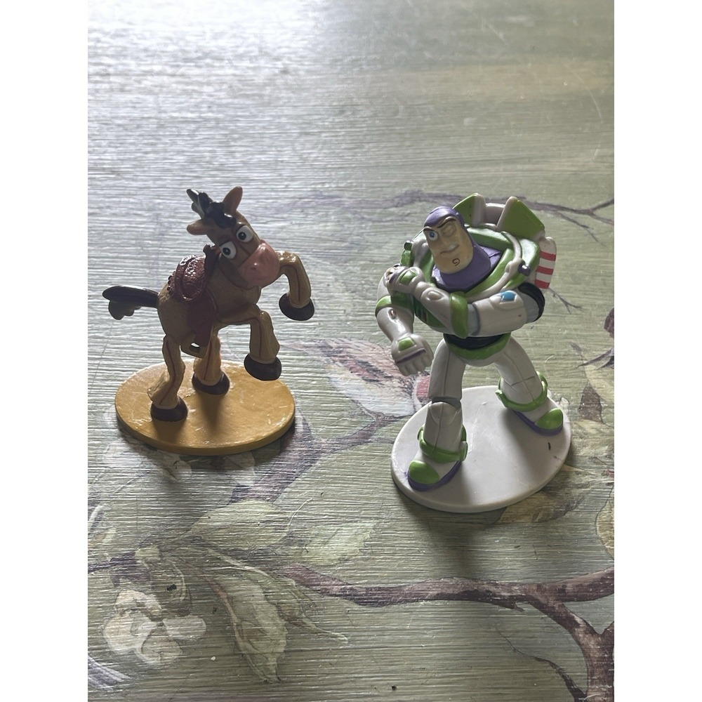Toy Story Figures Cake Toppers Buzz And Bullseye Replacement Vintage?